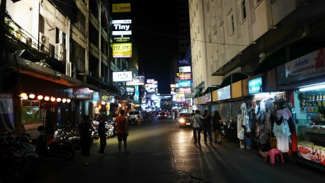 Bright lights of Thailand's capital at night