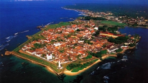 An aerial view of Galle Fort
